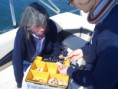 The barrier islands of Ria Formosa by boat